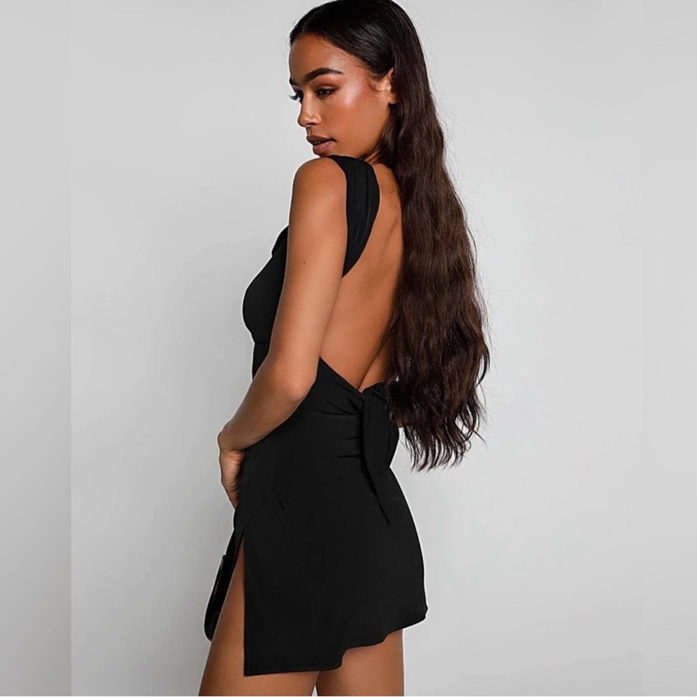 Tiger Mist | Joslin Mini Dress Slit